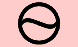 Розовый флаг с логотипом Окциденталя (Интерлингве)